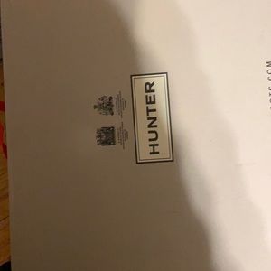 New in box black hunter boots women’s original tall gloss